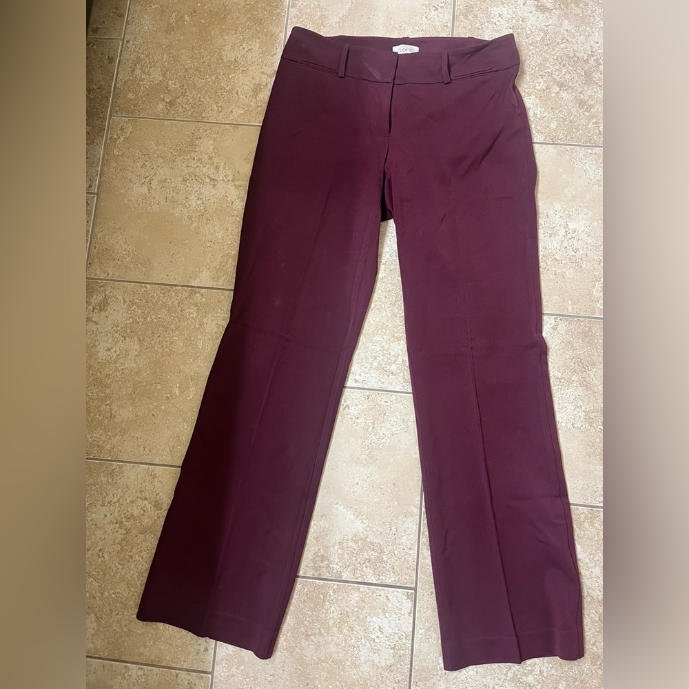 Burgundy Dress Pants